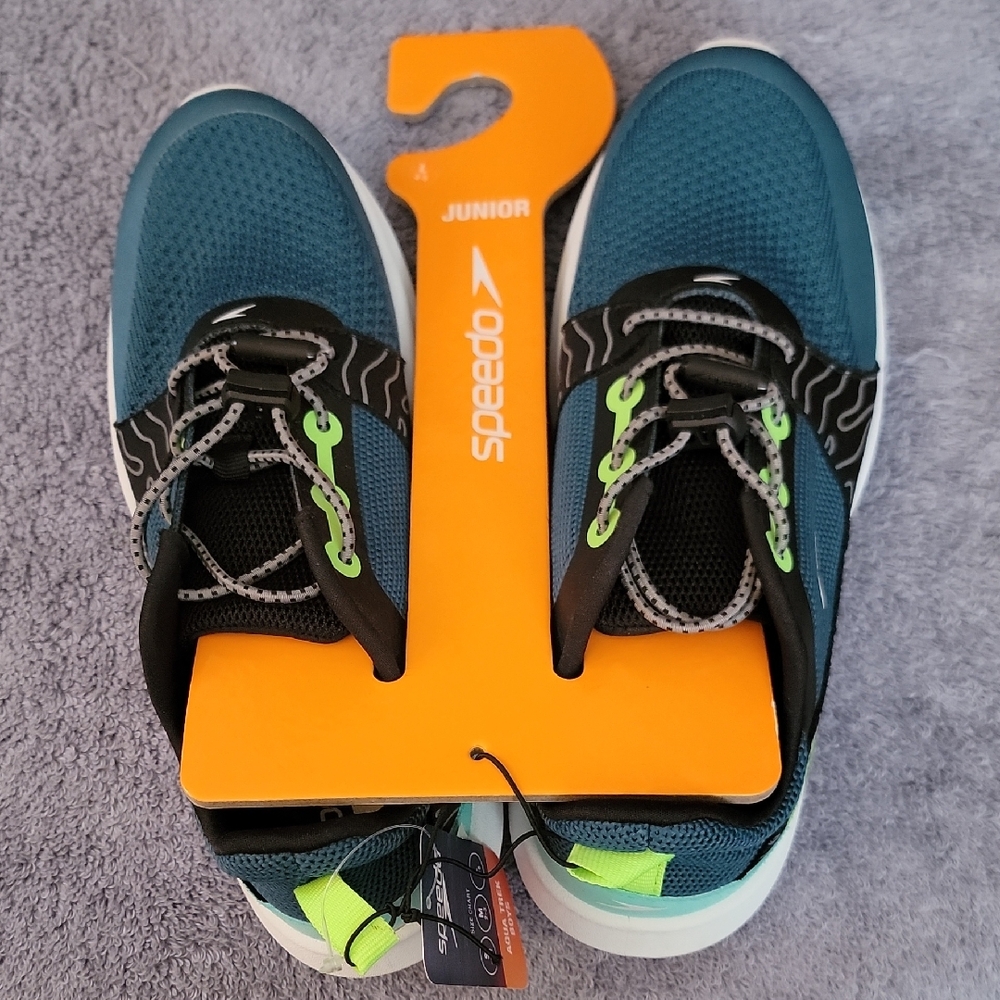Speedo Kids Sneakers - Teal and Black